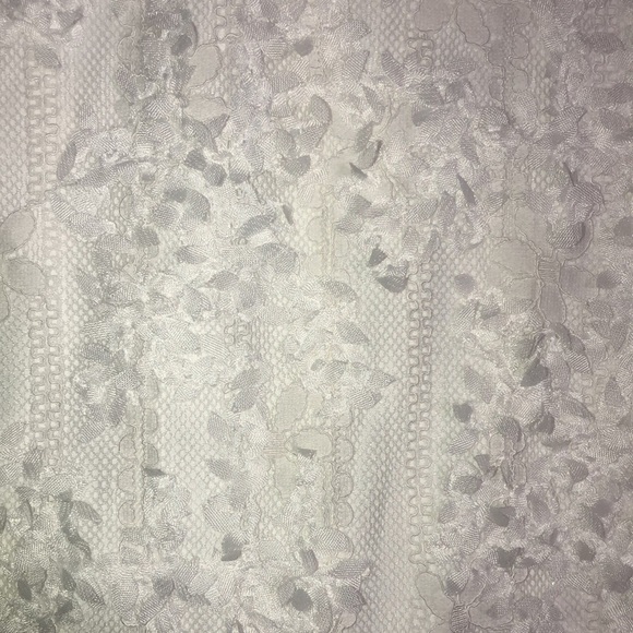 Dress the Population Nicole Sweetheart Sheath Bodycon Cocktail Floral Lace Ivory - Picture 8 of 12